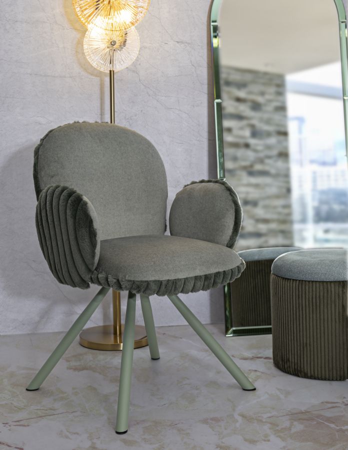 Scaun Mauro Ferretti Stockholm -B, Verde, 64x83 cm