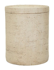 Măsuță Laterală Mauro Ferretti Antic End, Crem, Ø35 cm