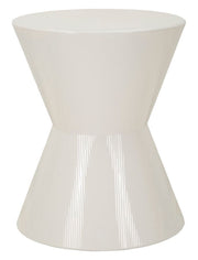 Măsuță de Cafea Mauro Ferretti Oyo, Alb, Ø45 cm