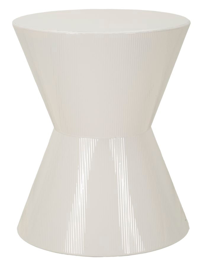 Măsuță de Cafea Mauro Ferretti Oyo, Alb, Ø45 cm