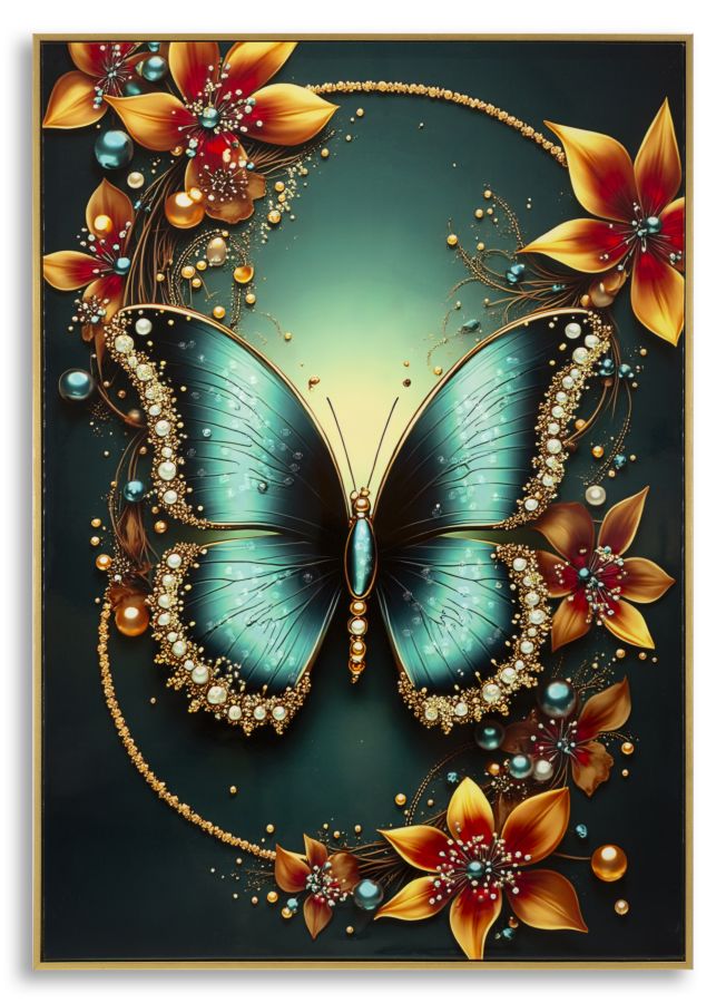 Tablou Mauro Ferretti Fluture, 70x100 cm, 000A