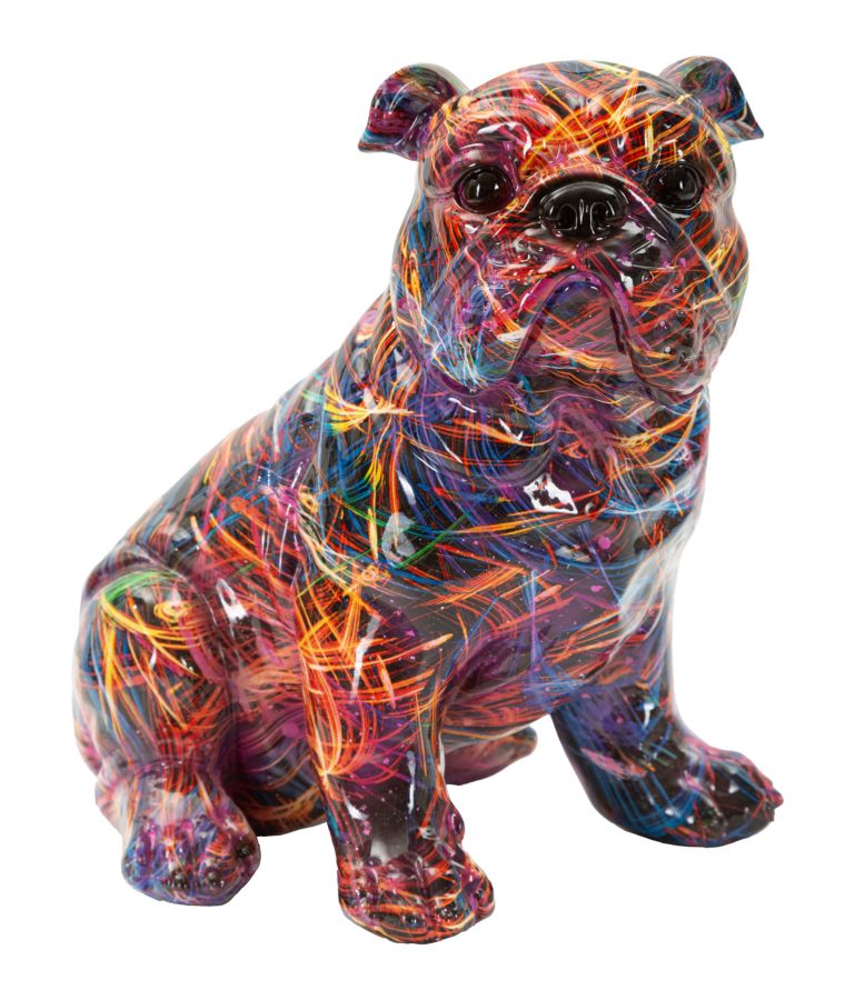 Decorațiune Mauro Ferretti Taur Câine Psyco, 22x21 cm
