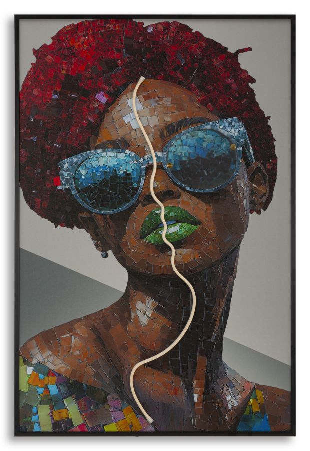 Tablou Mauro Ferretti Afro, 60x90 cm