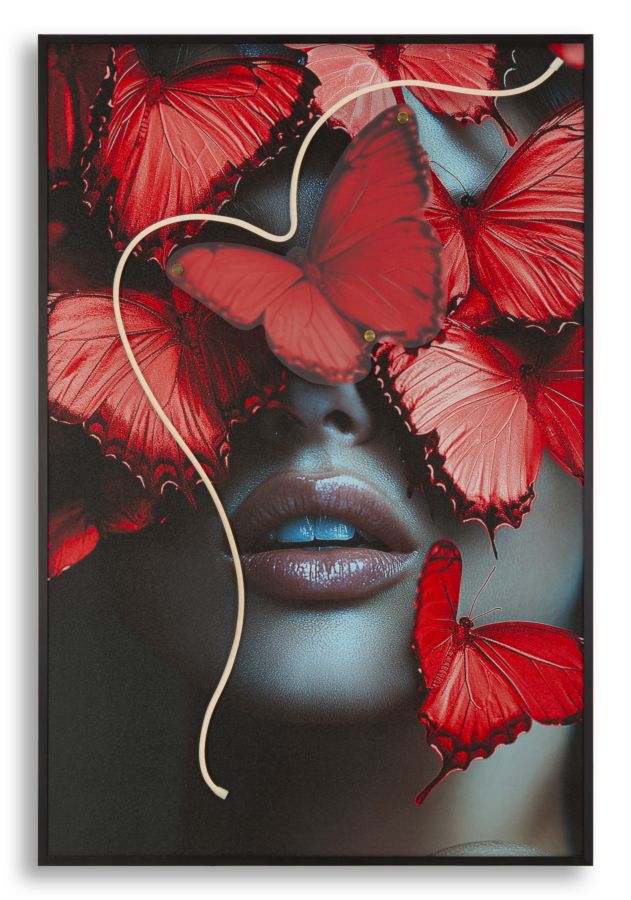 Tablou Mauro Ferretti Butterflies, 60x90 cm