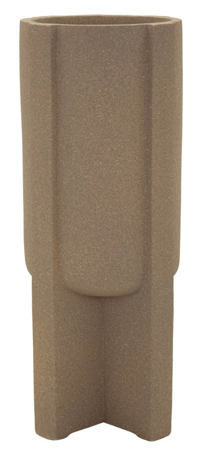 Vază Mauro Ferretti Moai Exterior Vase, Maro, Ø42 cm