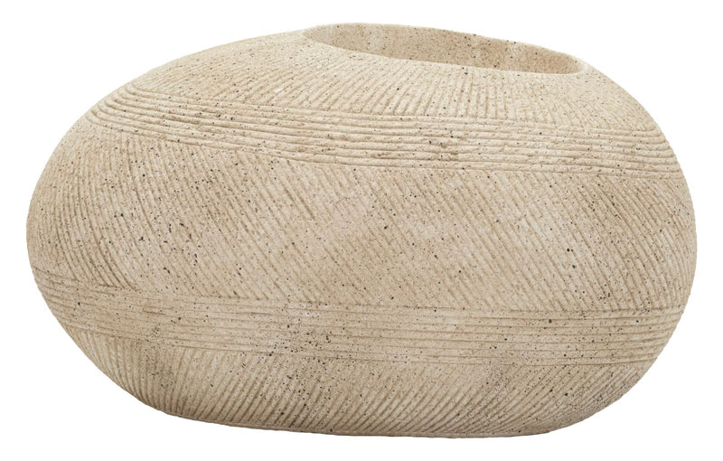 Vază Mauro Ferretti Stone Vase, Gri, 54x30 cm