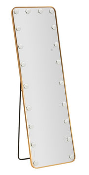 Oglindă Mauro Ferretti LED, Auriu, 50x160 cm