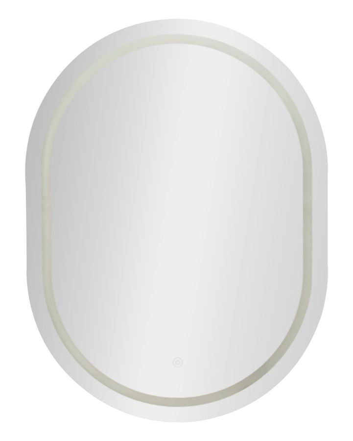 Oglindă Mauro Ferretti LED Simplu, Argintiu, 60x80 cm, 000V