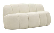 Canapea Mauro Ferretti Bilă 2 Seat, Alb, 145x69 cm