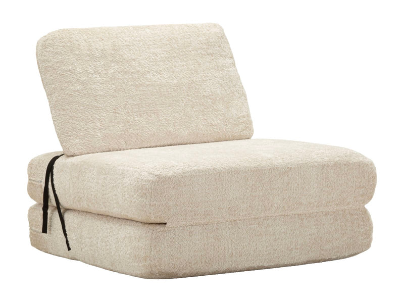 Fotoliu Mauro Ferretti Faster Armchair/Bed, Alb, 80x80 cm