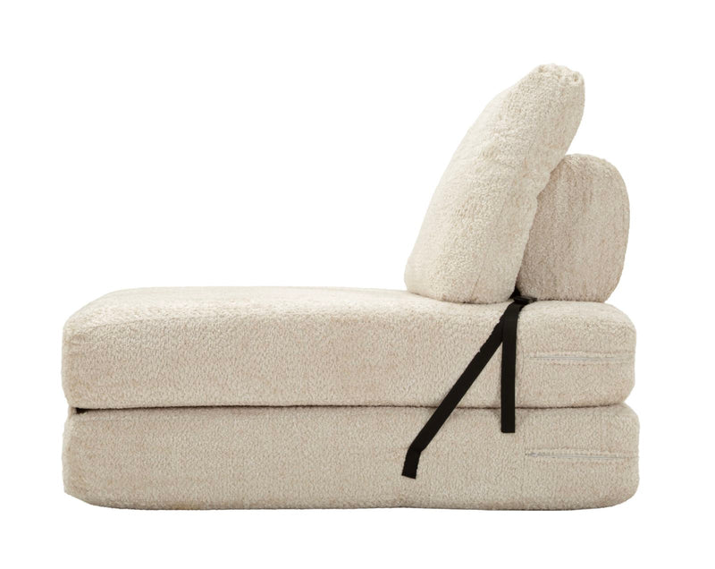 Fotoliu Mauro Ferretti Faster Armchair/Bed, Alb, 80x80 cm