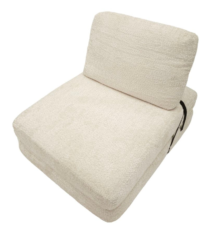 Fotoliu Mauro Ferretti Faster Armchair/Bed, Alb, 80x80 cm