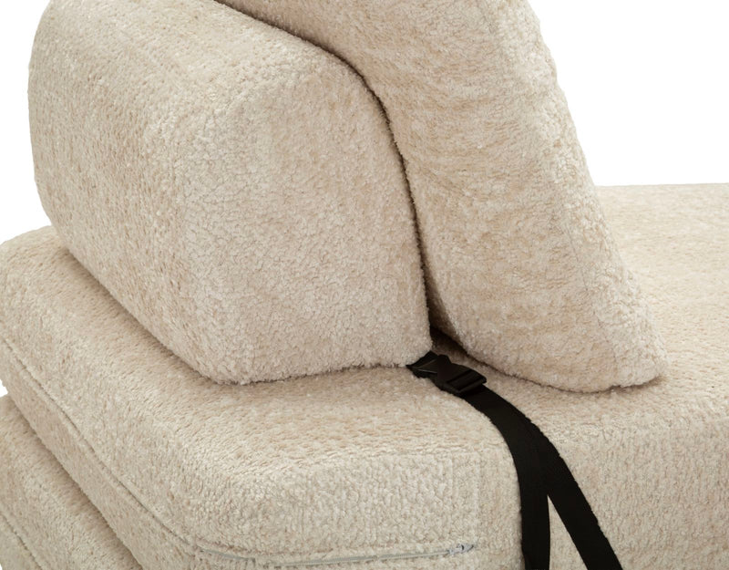 Fotoliu Mauro Ferretti Faster Armchair/Bed, Alb, 80x80 cm