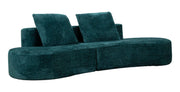 Canapea Extensibilă Mauro Ferretti Island Sofa', Teal, 238x78 cm