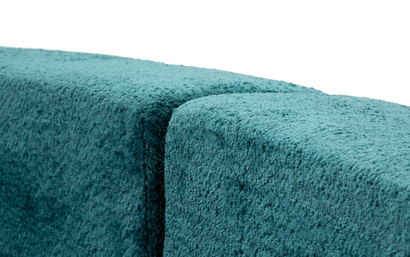 Canapea Extensibilă Mauro Ferretti Island Sofa', Teal, 238x78 cm