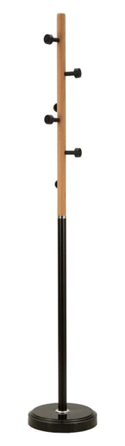 Cuier Mauro Ferretti Clothes Rock, Negru/Maro, Ø30 cm