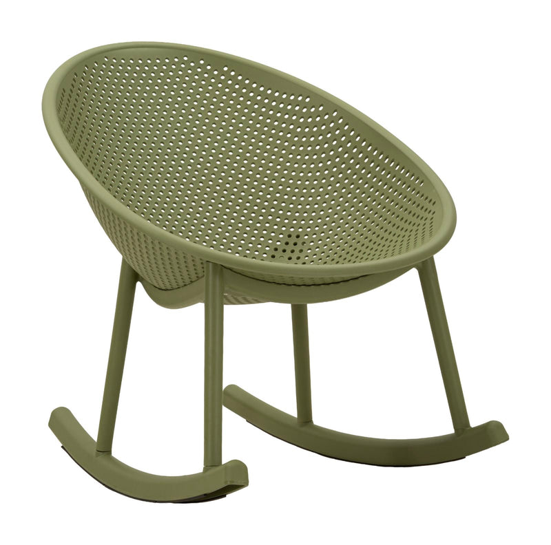 Scaun Mauro Ferretti Ibiza Roching, Verde, 66x80 cm