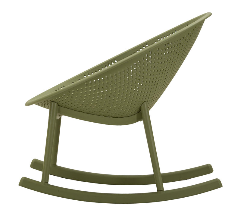 Scaun Mauro Ferretti Ibiza Roching, Verde, 66x80 cm