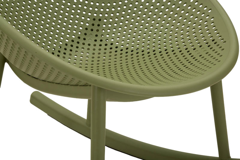 Scaun Mauro Ferretti Ibiza Roching, Verde, 66x80 cm
