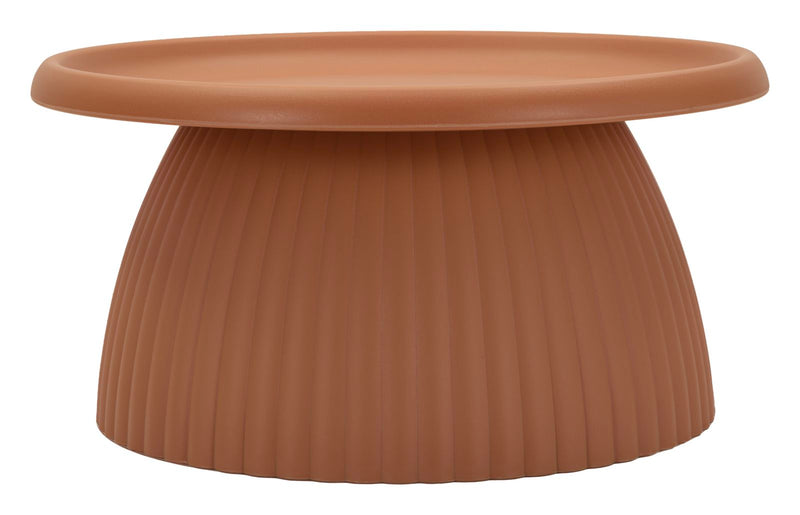 Măsuță de Cafea Mauro Ferretti Geax, Roșu, Ø70 cm