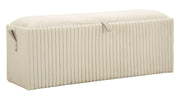 Bancă Mauro Ferretti Goteborg Bench, Alb, 113x44 cm