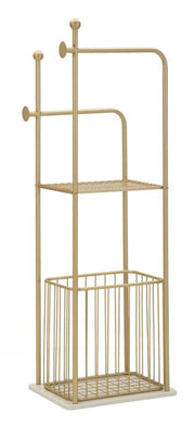 Accesoriu Baie Mauro Ferretti Flish, Auriu/Alb, 40x121 cm
