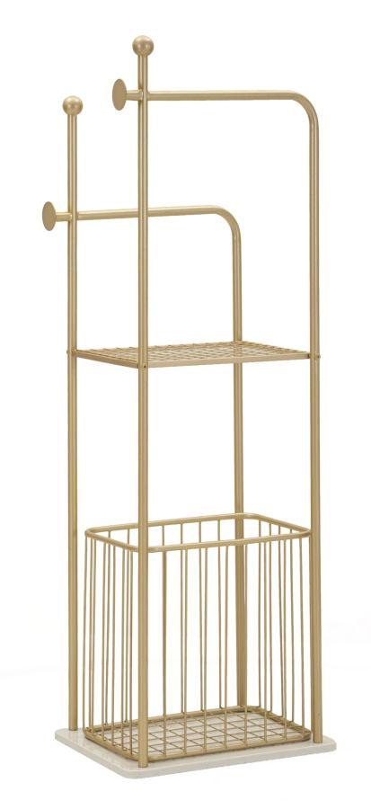 Accesoriu Baie Mauro Ferretti Flish, Auriu/Alb, 40x121 cm