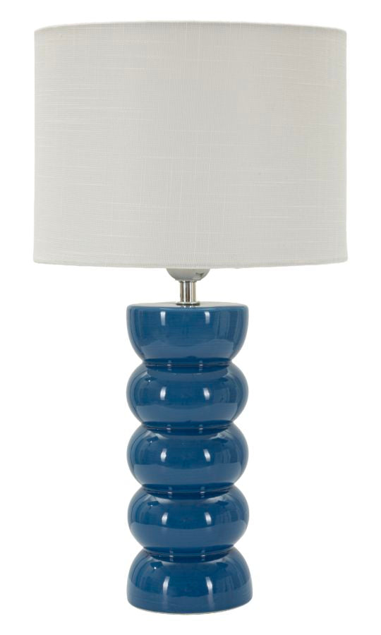 Veioză Mauro Ferretti Torr Blu, Albastru/Alb, Ø25 cm