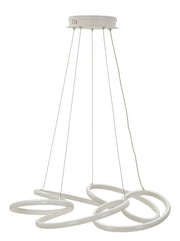 Plafonieră Mauro Ferretti Glovy LED, Alb, Ø55 cm