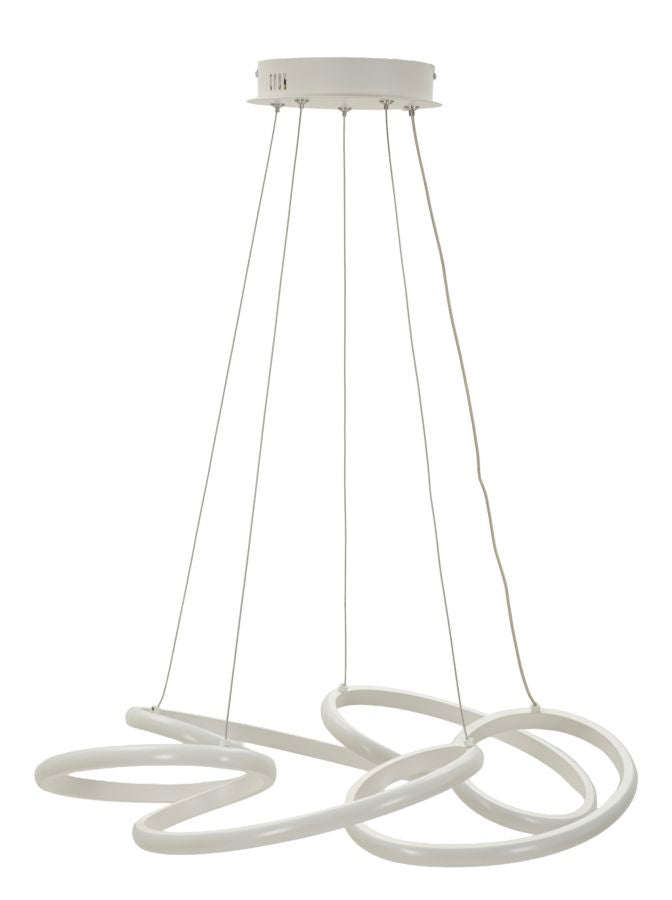 Plafonieră Mauro Ferretti Glovy LED, Alb, Ø55 cm