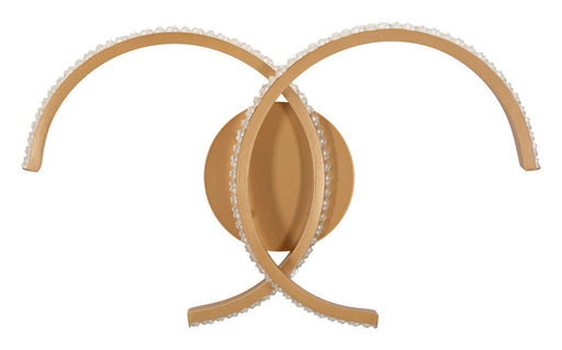 Aplică de perete Mauro Ferretti LED aplică de perete DOUBLE C, 41 x 8,5 x 24 3 culori lumină cm