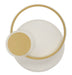 Aplică de perete Mauro Ferretti LED aplică de perete DISH, 29 x 6,5 x 34 3 culori lumină cm