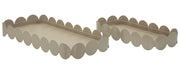 Tavă Decorativă Mauro Ferretti Saturn Tray Rect., Gri Porumbel