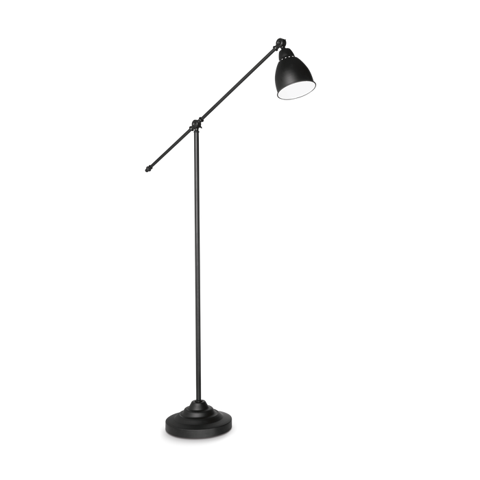 Lampadar NEWTON Ideal Lux, E27 max 1 x 42W, Negru