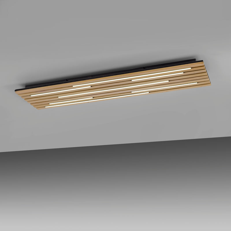 Plafoniera Paul Neuhaus Q-AKUSTIK LED Lemn