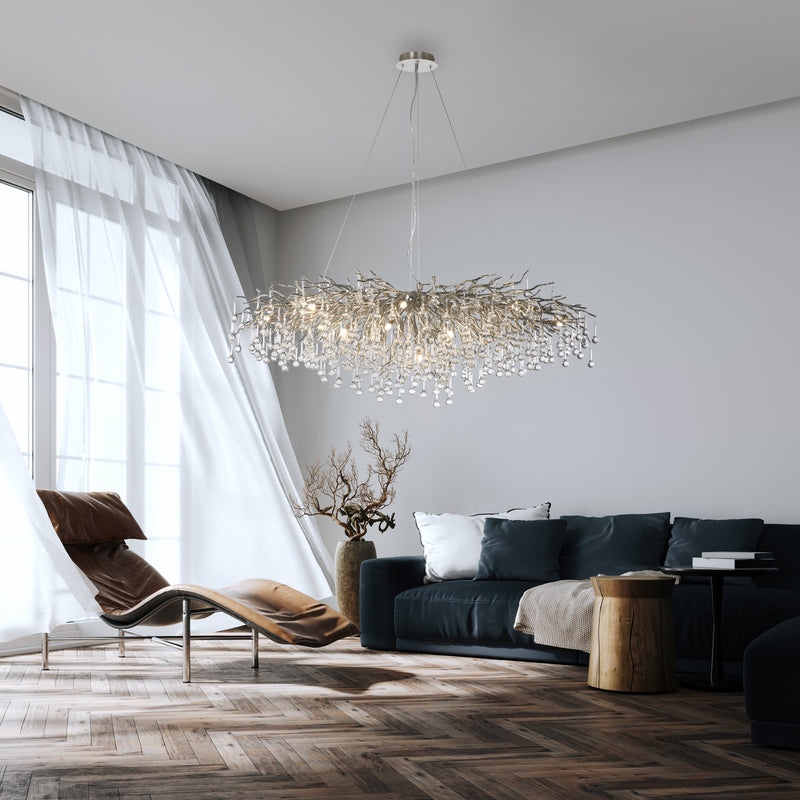 Lustra Paul Neuhaus ICICLE 15xG9 Otel