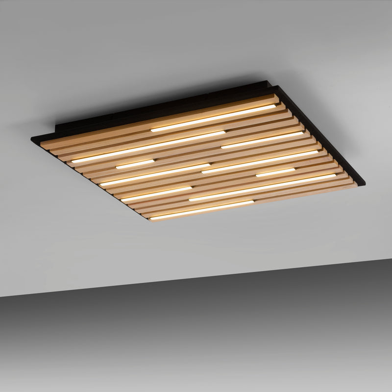 Plafoniera Paul Neuhaus Q-AKUSTIK LED Lemn