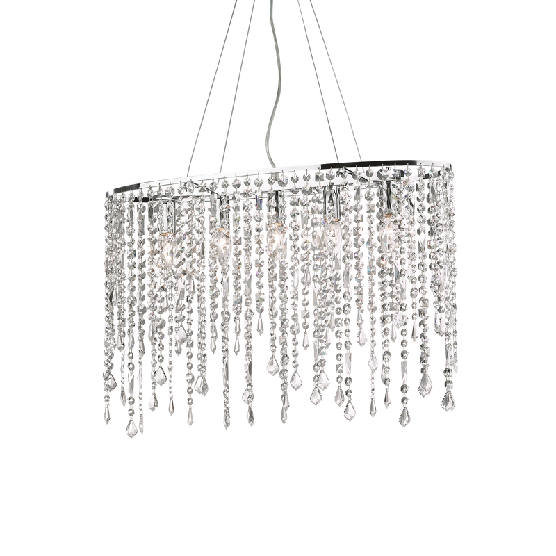 Lustra RAIN Ideal Lux, E14 max 5 x 40W, SP5, Crom
