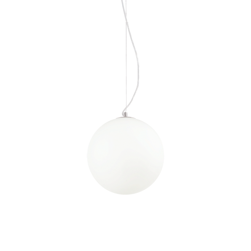 Lustra MAPA BIANCO Ideal Lux, E27 max 1 x 60W, Alb, D 300 x H min 550 / max 2300 mm