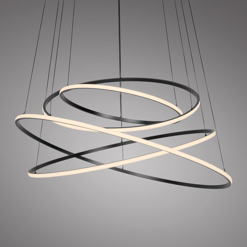Lustra Paul Neuhaus PURE E-FLYING RINGS LED Gri