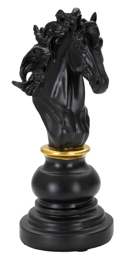Decorațiune Mauro Ferretti and Cal, Negru/Auriu, 14x27 cm