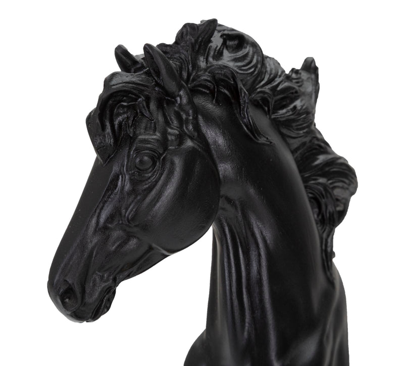 Decorațiune Mauro Ferretti and Cal, Negru/Auriu, 14x27 cm