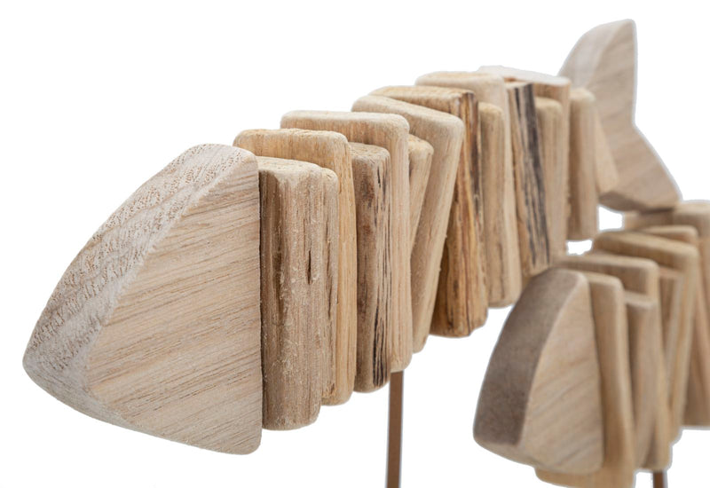 Decorațiune Mauro Ferretti Pește Natură, Natural, 37x24 cm