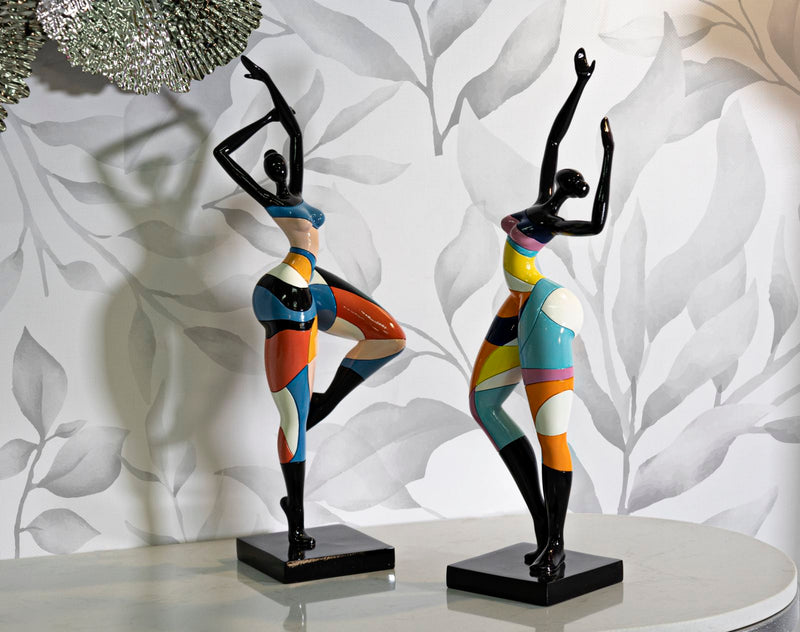 Decorațiune Mauro Ferretti Dansând Girl Rubic, 12x38 cm