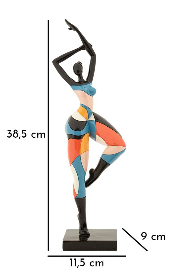 Decorațiune Mauro Ferretti Dansând Girl Rubic, 12x38 cm
