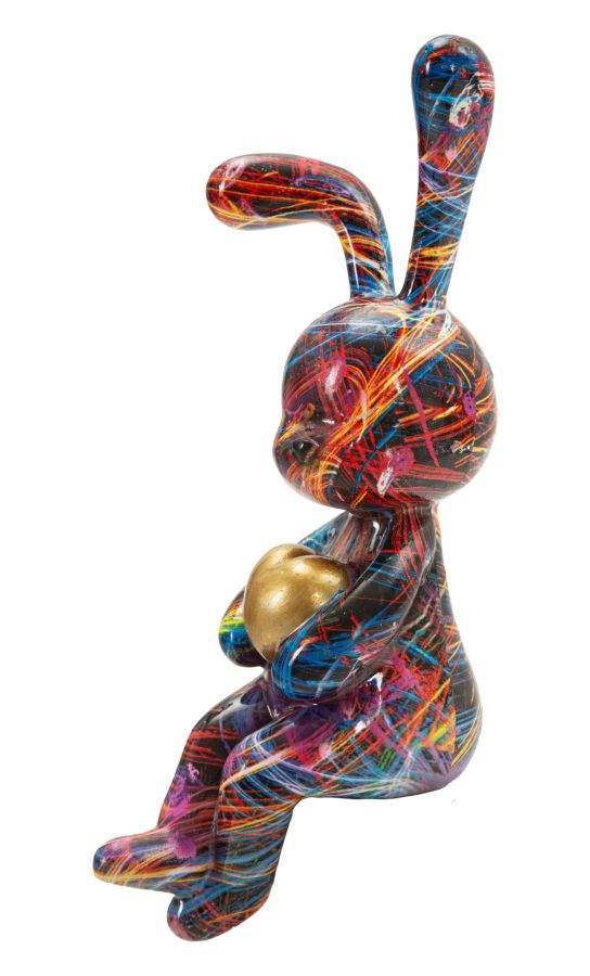 Decorațiune Mauro Ferretti Iepure Psyco, 8x23 cm