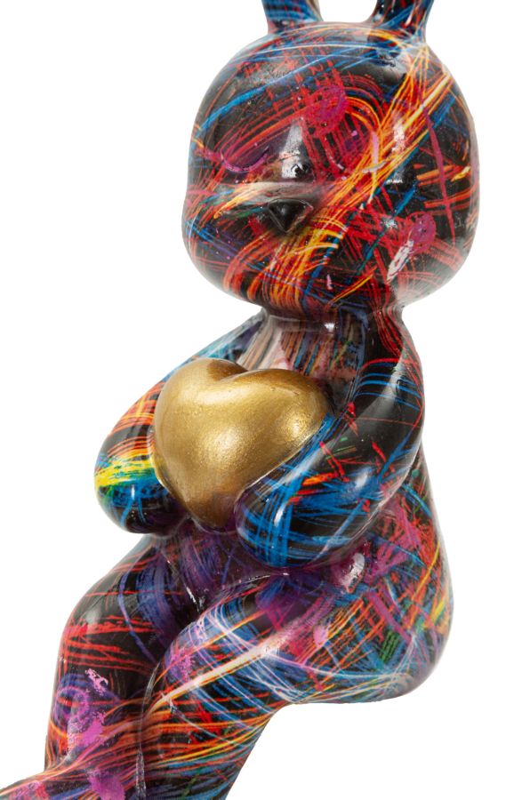 Decorațiune Mauro Ferretti Iepure Psyco, 8x23 cm