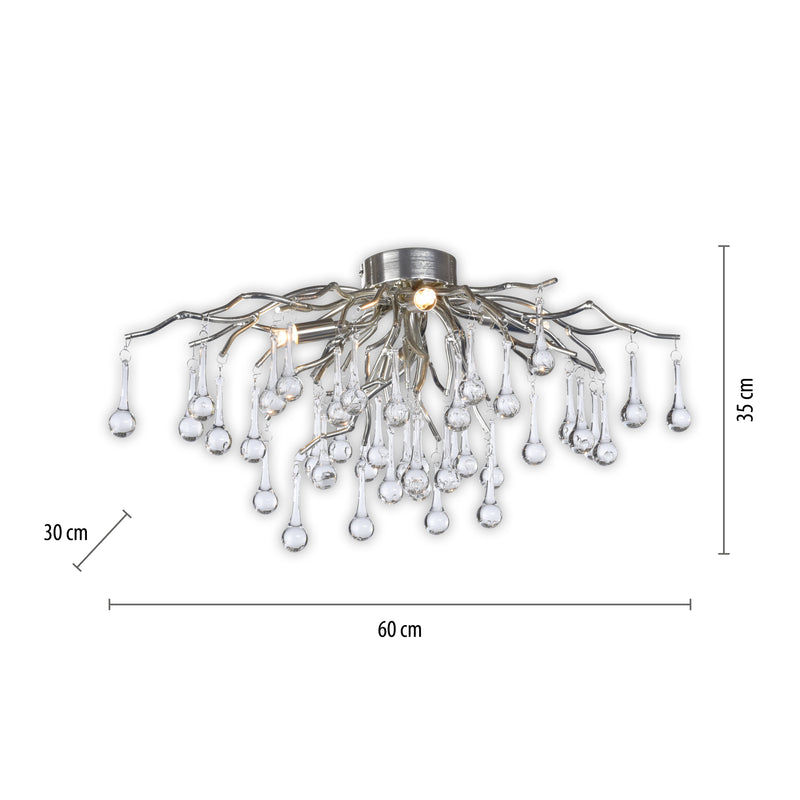 Plafoniera Paul Neuhaus ICICLE 4xG9 Otel