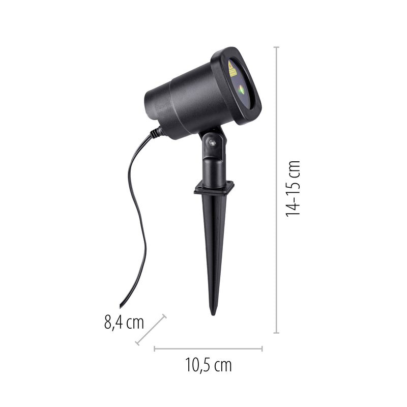 Lampa Exterior Paul Neuhaus LASER 1xLASER Negru