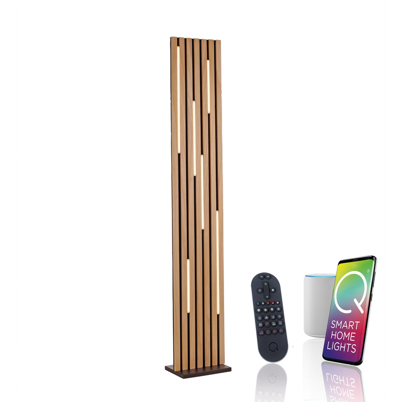 Lampadar Paul Neuhaus Q-AKUSTIK LED Lemn